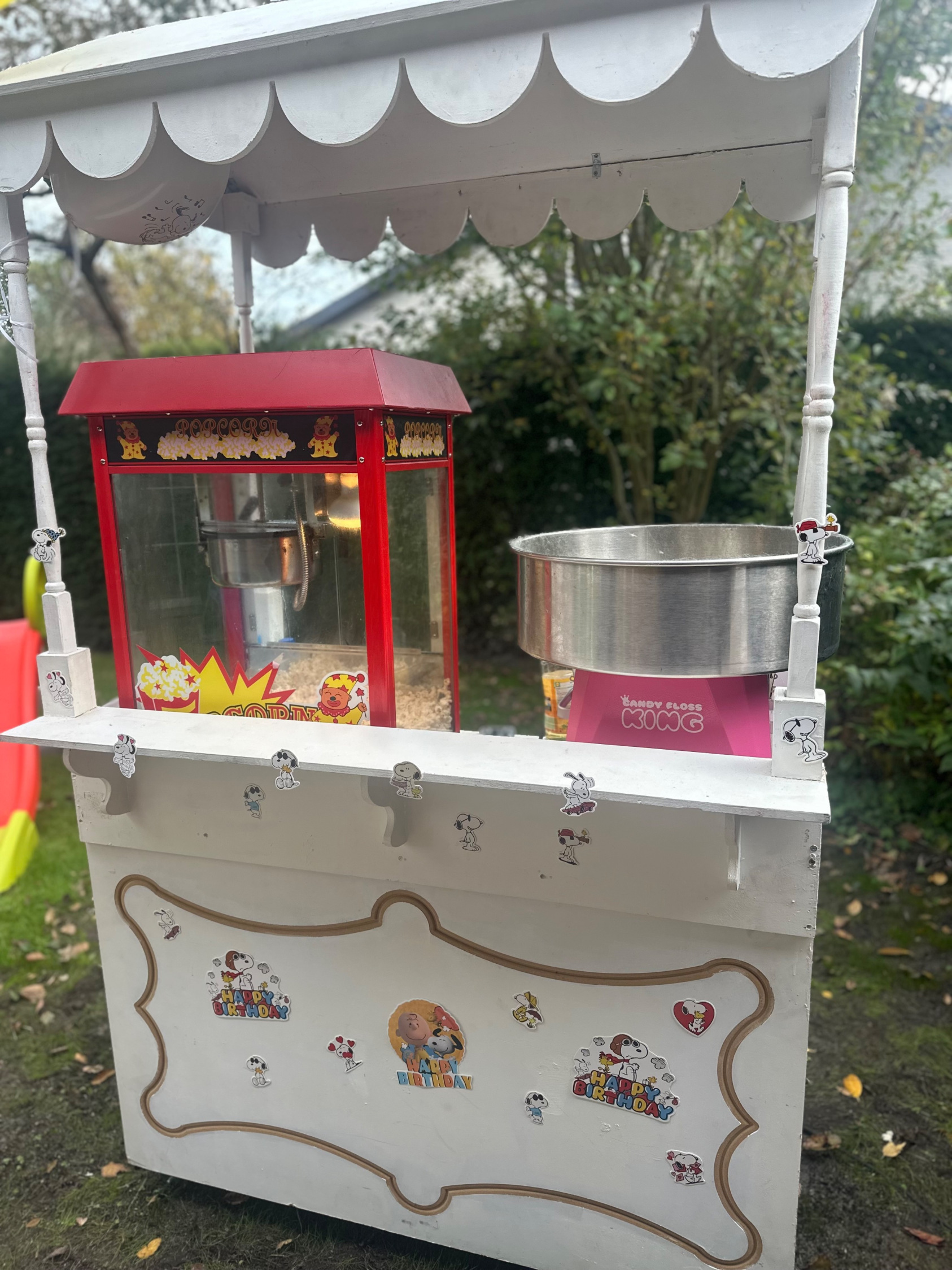 Suikerspin en popcorn pakket – op locatie door heel Nederland